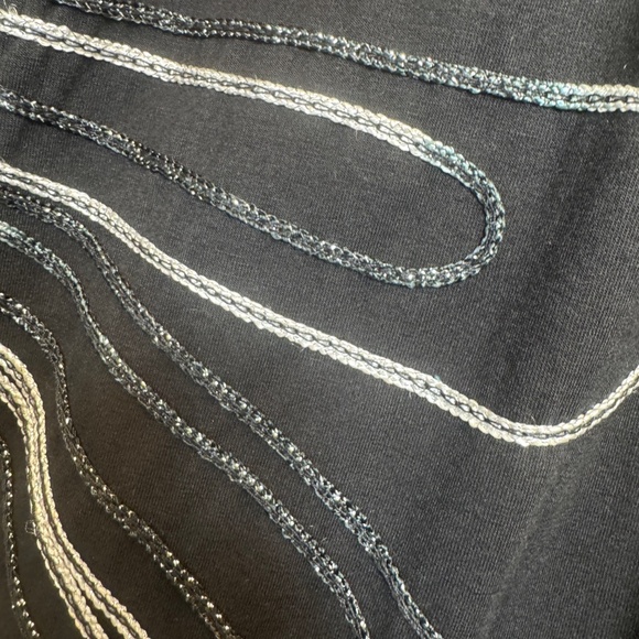 Maggie Barnes Cardigan Womens Size 4X Black Embellished Maximalist Goth - Picture 4 of 7